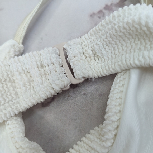 Good American Swim Top Women Crinkle Always Fits Twist Bikini Swimsuit - Picture 8 of 12